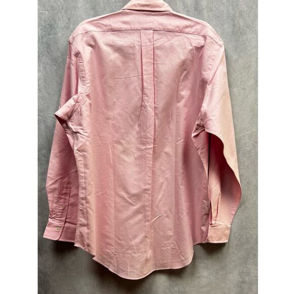 Ralph Lauren  Mens Pony-motif Button-Down Shirt Pink Size 16.5 -35 100% … - Picture 4 of 12